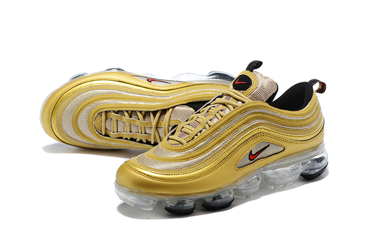 2018 Men Nike Air Max 97 UL Yellow Silver Shoes